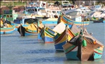 Traditional Fishing Boats; Marsaxlokk, Malta